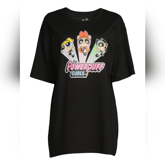 The Powerpuff Girls Trio Oversized Long Tee - Picture 8 of 8